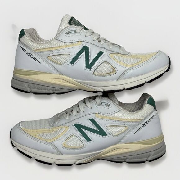 Size 9.5 - New Balance Teddy Santis x 990v4 Made in USA Forest Green - Picture 1 of 7